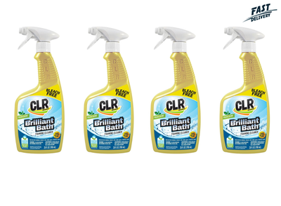 #ad CLR Brilliant Bath Foaming Multi Surface Cleaner Fresh Scent 4 Pack $14.00
