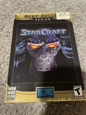 Starcraft Blizzard Big Box PC 1998 Best Sellers - With Expansion Pack Blood Wars