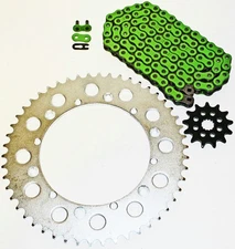 Green Chain And Sprocket fits 1989-1992 Yamaha YZ125 125 12/48 114L