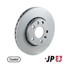 2x Bremsscheibe JP GROUP 4363101700 passend für NISSAN RENAULT DACIA