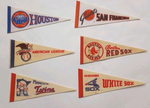 19 MLB Baseball Mini Felt Pennants - Picture 12 of 13