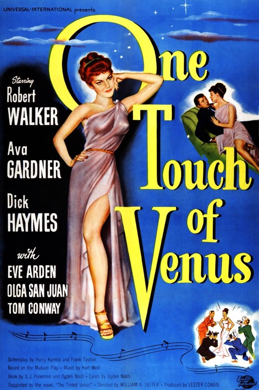 RARE 16mm Feature: ONE TOUCH OF VENUS (AVA GARDNER--DICK HAYMES--ROBERT WALKER)