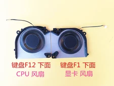 Brand New laptop CLEVO V150RN V170 V15S02 CPU+GPU COOLING FAN R+L