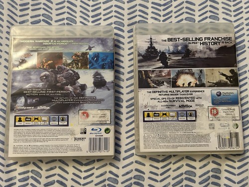 PlayStation 3 CALL OF DUTY MODERN WARFARE 2 & 3 Game Bundle PS3 COD MW Games - Picture 2 of 2