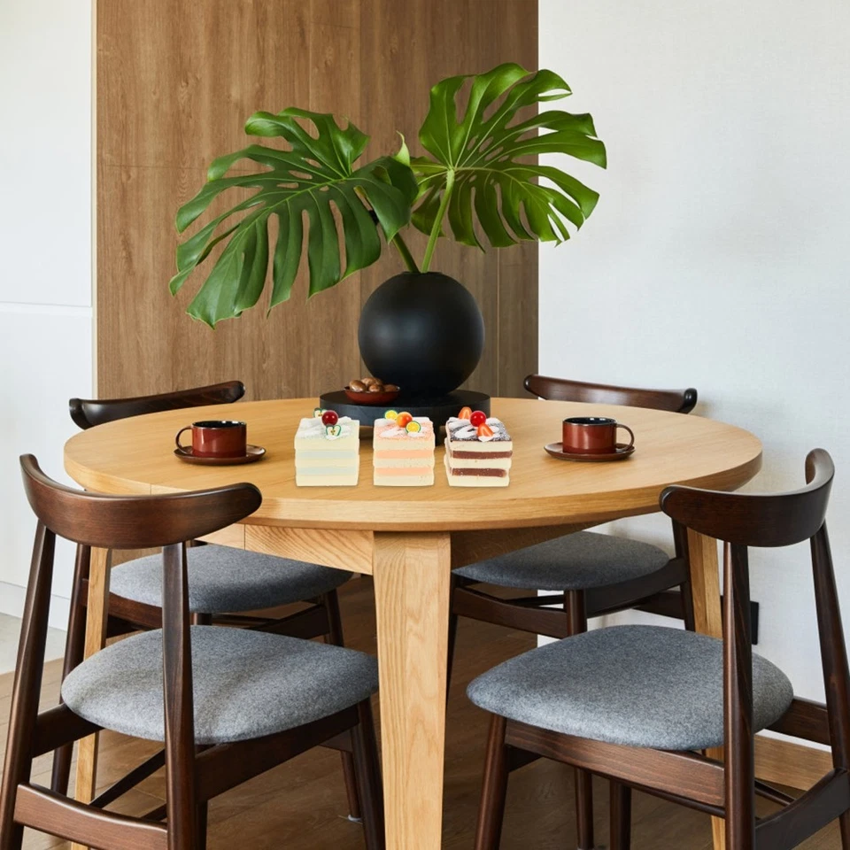  6 stücke Simulation Square Creme Fruchtkuchen Künstliche lebensechte kleine - Bild 4 von 4