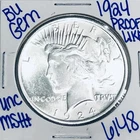 1924 BU UNCIRCULATED SILVER PEACE DOLLAR AUTHENTIC U.S. MINT FREE SHIPPING 6148