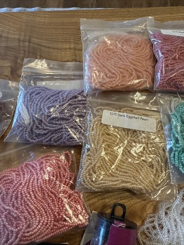 Group Lot Of Assorted Jewelry Bead Beads Crafting Lot Group Lot Charms Etc - Picture 6 of 20