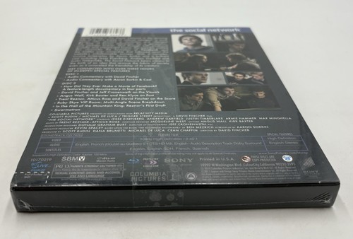 The Social Network 2-Disc Collector's Edition Blu-ray *New & Sealed* - Picture 5 of 6