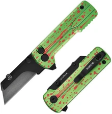 Oknife Otacle U1 Zombie Folding Knife 2.38" Ceramic Blade Super Aluminum Handle