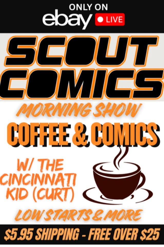 Coffee & Comics Mornings - Live w/The Cincinnati Kid - Low Starts & More