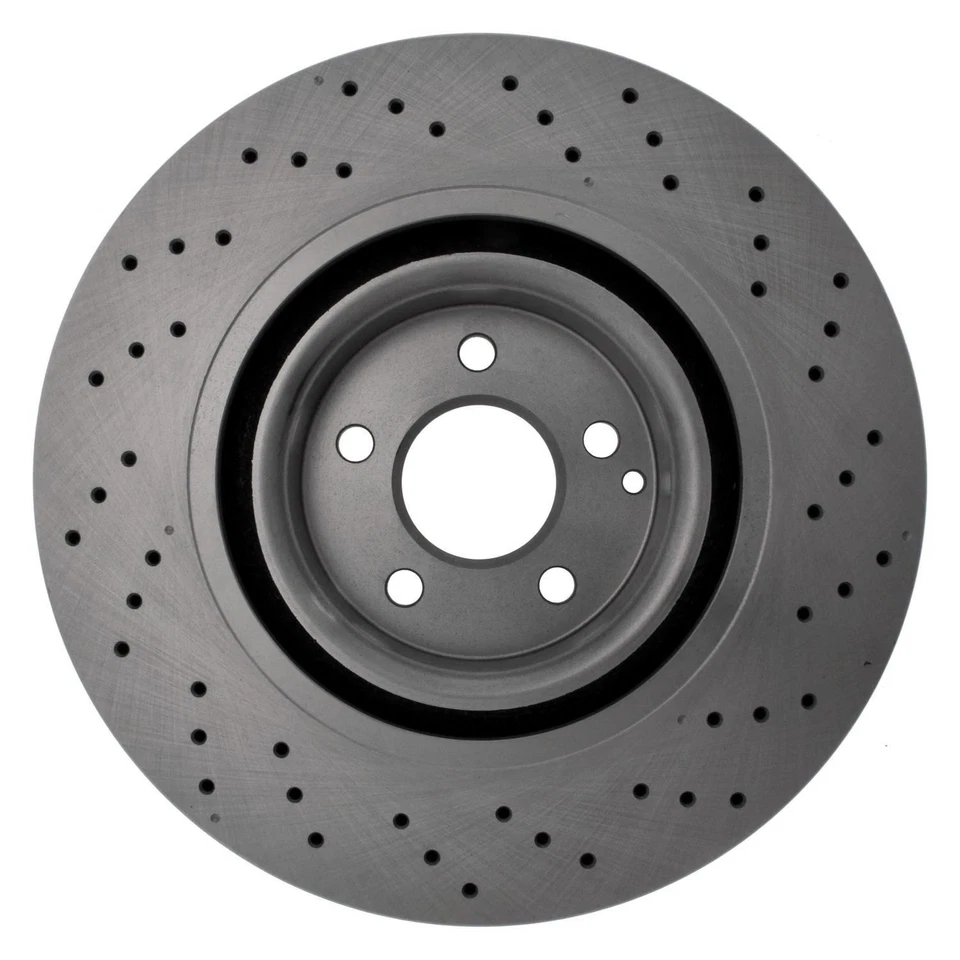 For Mercedes-Benz CL600 07-14 C-Tek Standard Drilled Vented Front Brake Rotor Foto 4 de 4