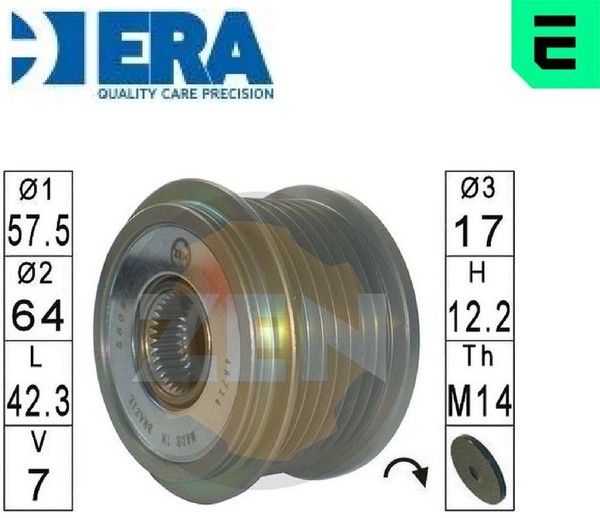 ERA ZN5609 Generatorfreilauf Freilauf Generator-image