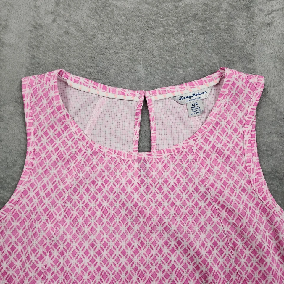 Топ без рукавов женский Tommy Bahama The Bahama Coast размер L розовый узор - Изображение 4 из 4