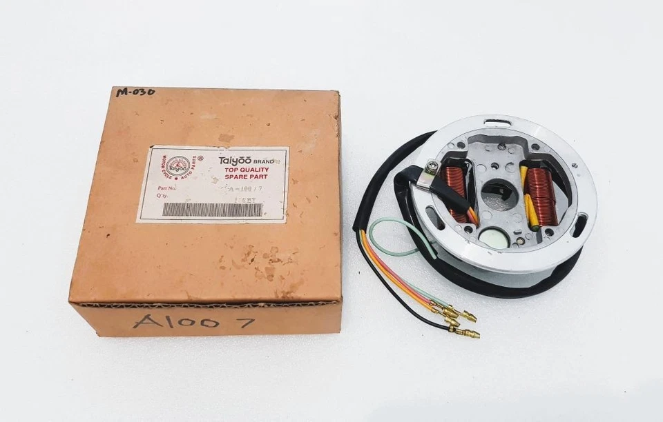 SUZUKI A100 FR80 GP100 GP125 TS100 TS125 ZR50 STATOR MAGNETO GENERATOR ASSY - Image 2 of 4