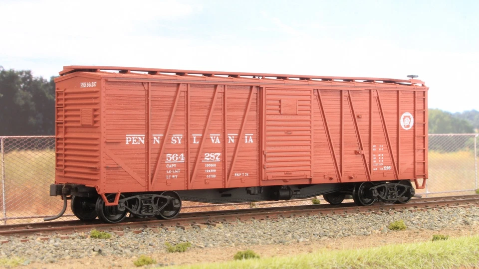 Accurail HO ~ 40' O. B. Box Steel Door ~ Pennsylvania - Image 4 of 4