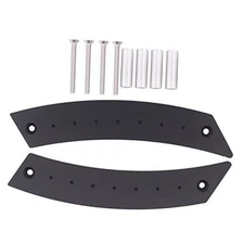  Driver and Passenger Side Interior Door Pull Handle Black Metal for VW Beetle 