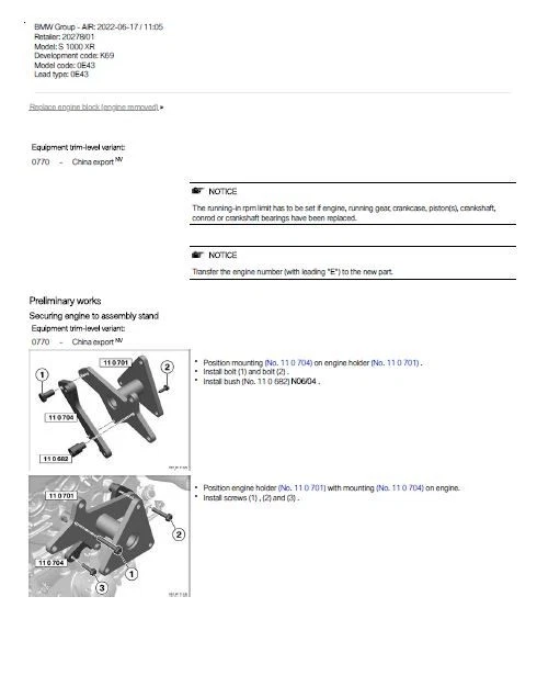BMW S1000XR S1000 XR K69  Service Repair Workshop Manual USB 2022 - 2025 - Image 3 of 4