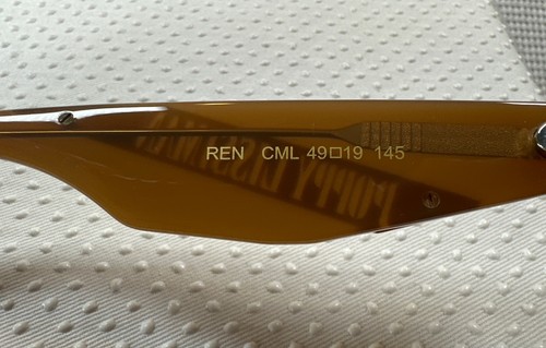 Poppy Lissiman Ren Caramel Cat Eye Tinted Sunglasses with Case - Picture 8 of 15
