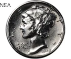 1945-S *MICRO S* Mercury Dime ~ Uncirculated/BU ~ Better Date