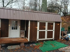 10x20 Double Lofted Shed with Windows