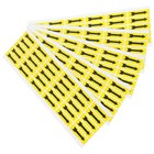 5 Sheets of Arrow Label Stickers Indicator Tags Factory Repair Stickers Decals