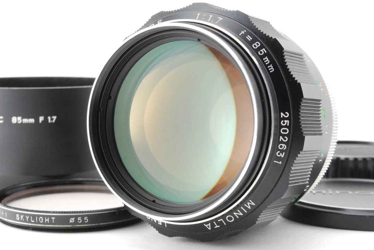 Minolta MC ROKKOR-PF 85mm f/1.7（整備品） Minolta Rokkor PF 85mm Camera Lenses for sale | eBay