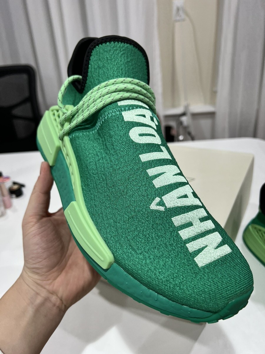 Adidas Pharrell x NMD Human Race GY0089 Core Green Size 12 Adidas Pharrell x NMD Human Race GY0089 Core Green Size 12