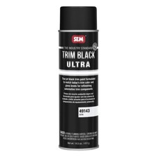 Sem 49143 Trim Black Ultra Satin 20oz Can