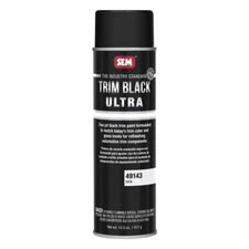 SEM 49143 TRIM BLACK ULTRA SATIN, 20oz CAN