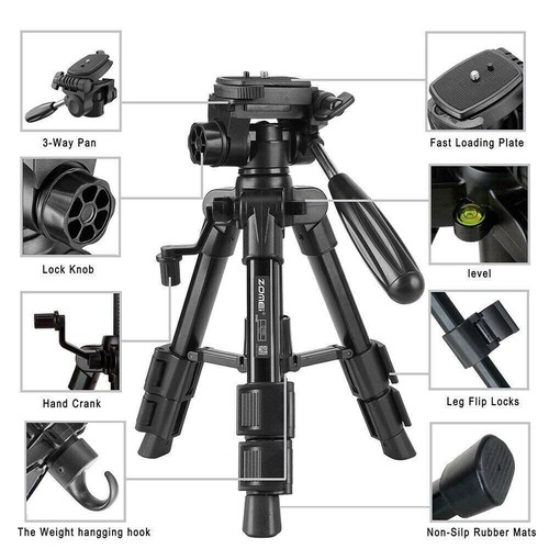 ZOMEI Table Pro Portable Mini Tripod Flexible Stand Holder For DSLR Camera Phone - Picture 9 of 11