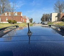 4 inch " Short Black Aluminum Antenna Mast AM/FM for JEEP RENEGADE 2015-2023 New