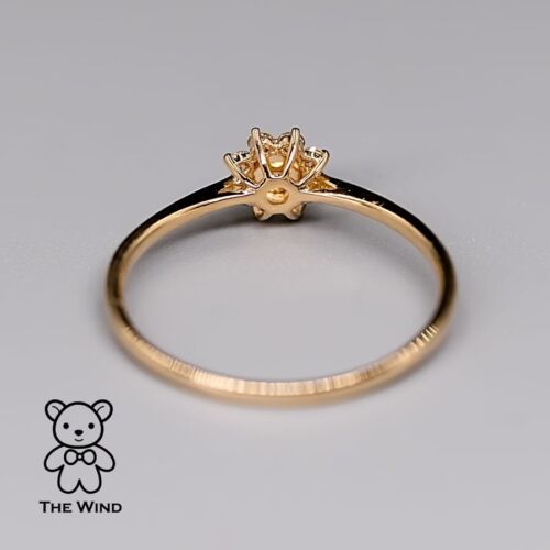 Minimalist Australian Solid Opal Diamond Hola Ring 18K Yellow Gold - Picture 3 of 9
