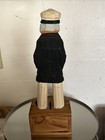 Vintage Wooden Carved Fishing Captain Bank  — photo 3