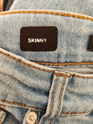 Hudson Skinny Jeans Youth Girls 14 Blue Distressed Stretch NEW - Picture 4 of 8