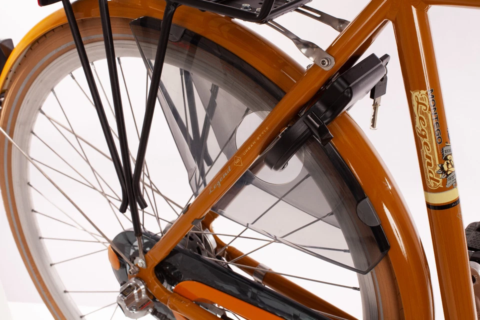28" Hollandrad "Montego Legend", H57, ockergelb inkl. Nabendynamo & Gepäckträger - Bild 4 von 4
