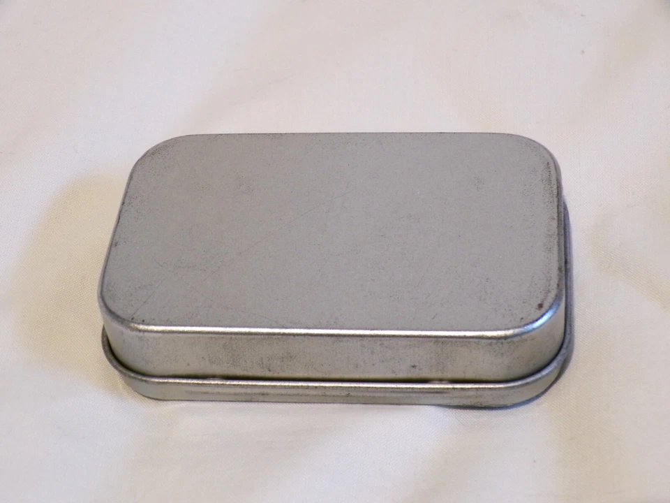 Fallout Med-Tek Fixer Mini Tobacco Tin –Printed Label Custom Replica – Used - Image 2 of 4