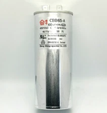 60uF CBB65-A 450VAC 50/60Hz Air Conditioner Appliance Motor Start Run Capacitor