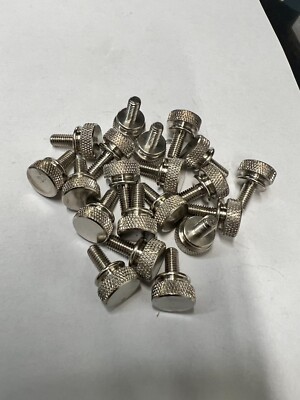 Knurled Thumb Screw Brass Plated 10-32 Thread 13/32 length 20 Pieces  179sp166