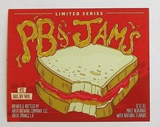 Abita Brewing PB & JAMS paper beer label LA 12oz