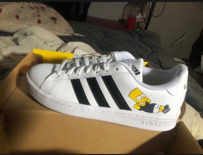adidas grand court x the simpsons