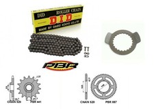 XTZ/660 KIT/CORONA/PIGNONE PBR CATENA DID 520 YAMAHA TENERE 660 1991-1995 + FERM