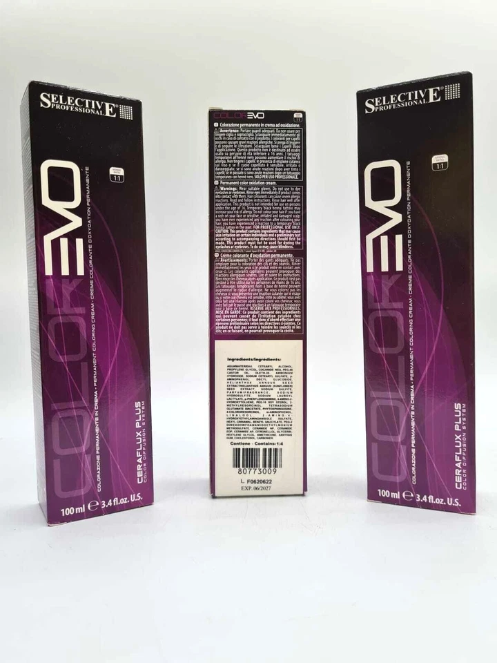 Selective Haarfarbe Colorevo Creme Haarfarbe verschiedene Nuance 100ml F58 - Bild 2 von 2
