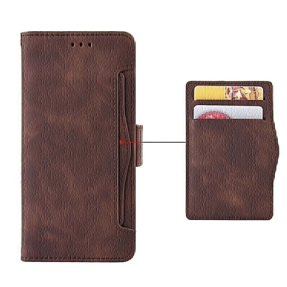 For Sharp Aquos Basio Active 3, Separable Card Slot Leather Wallet Case Cover - Image 2 of 4