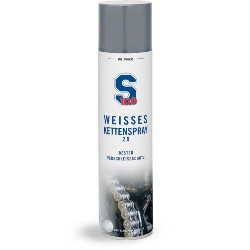 S100 Weisses Kettenspray 2.0 400ml - Schmierstoff Kettenfett - Bild 1 von 1