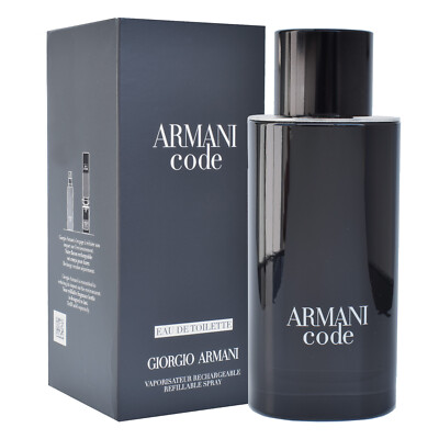 Giorgio Armani Code Homme Refillable Eau de Toilette 125 ml Herren Duft EDT