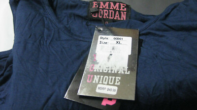 Emme Jordan Beautiful & Fabulous Dress Blue XL