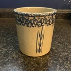 Roseville OH Pottery USA 1 Quart Wheat Design Crock