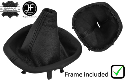 Nero Punto Pelle Automatico Ghetta Della Marcia + Plastica Telaio Per 2 - Foto 3