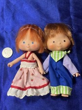Vintage 1979 American Greetings Strawberry Shortcake And Huckleberry Pie Friends