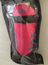 New Girls Adidas Ghost Youth Junior Shin Guards Bright Pink CF013 Small or Med.